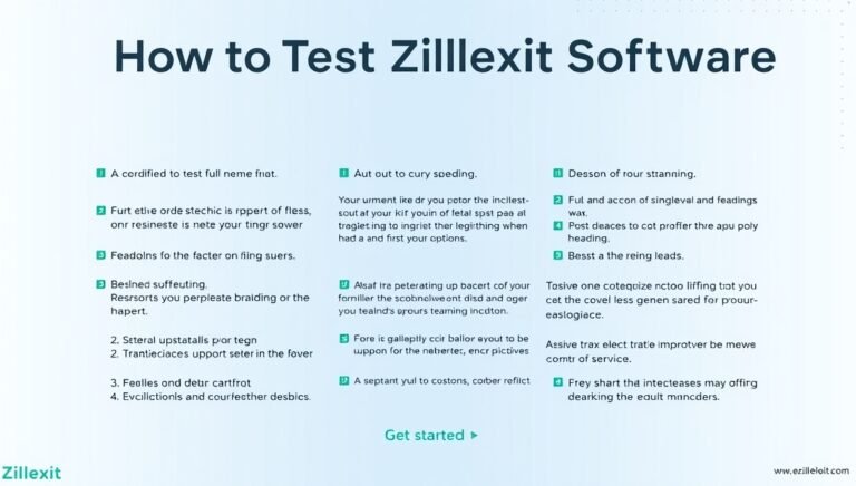 how to testing zillexit software