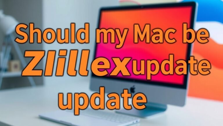 should my mac be on zillexit update