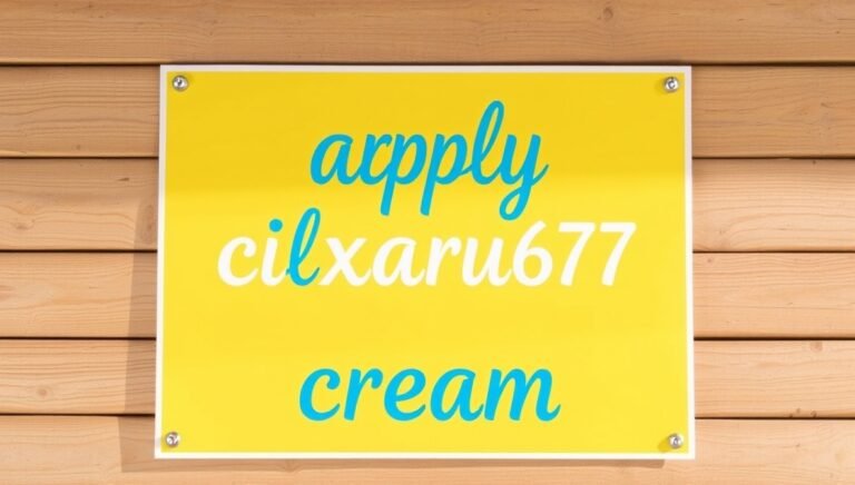 apply cilxarhu677 cream
